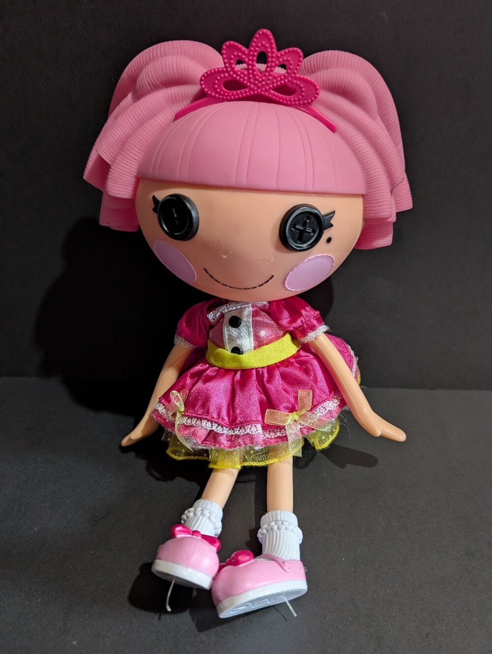 Lalaloopsy Jewel Sparkles 12" Doll MGA Pink Hair With Crown Princess Retired